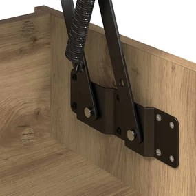 Dohányzóasztal kézműves tölgy 102 x 50 x 52.5 cm Faanyag