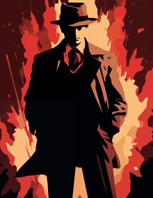 Poszter 50x65cm Rejtélyes detektív