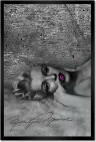 Poszterek keretben 40x60 Rózsaszín Marilyn Monroe
