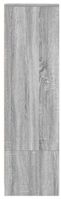szürke sonoma szerelt fa magasszekrény 29,5x34x119,5 cm