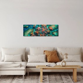 Kép - Kilátás a tengerre (órával) (90x30 cm)