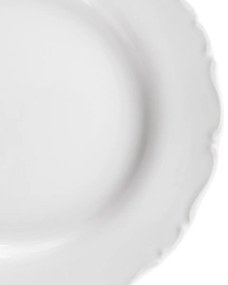 Orion Porcelán tányérkészlet Mona perem 6 db, 24,5cm, 24,5 cm