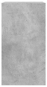 betonszürke szerelt fa cipőszekrény 60 x 34 x 63,5 cm