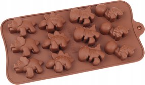 Szilikon Öntőforma Csokoládé Figurák Cukormasszából Dinoszauruszok Rossner