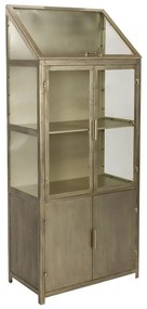 Szürke fém tálalószekrény 64x151x35 cm Monviso – Dutchbone