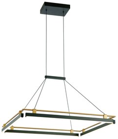 ITALUX 5900644337973 MERLOT Modern Led Függesztett Lámpa Fekete, Arany LED IP20