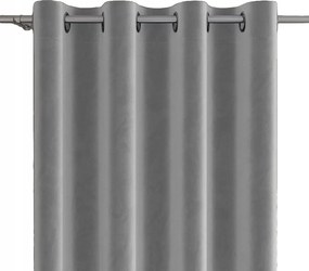 Függöny készre szerelve Velvi 140x240 hideg szürke