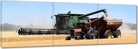 Képek 150x50 Kombájn az aratás során