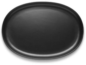 Nordic Kitchen ovális tányér, 31 cm, 4 db.-os készlet, fekete - Eva Solo