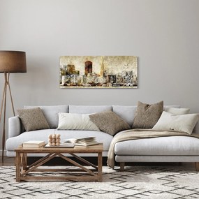 Kép - Művészileg renderelt város (120x50 cm)