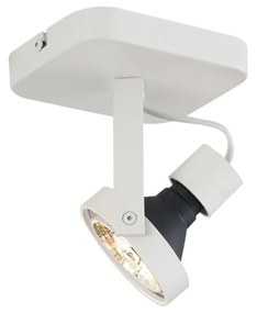 Design mennyezeti spotlámpa fehér GU10 70mm forgatható és dönthető - Vo