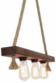 Csillár zsinóron KUTUK 3xE27/40W/230V