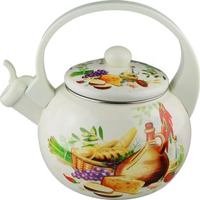 Zománcozott vízforraló Virágok Klasszikus Zománc 2.2L Zilner