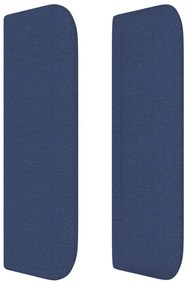 kék szövet fejtámla 103x16x78/88 cm