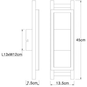 Globo 67266W - LED Fali lámpa ILLA LED/10W/230V