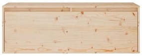 tömör fenyőfa faliszekrény 100 x 30 x 35 cm