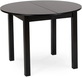 Bővíthető Étkezőasztal Fekete Színben. HARRY 102-142 cm