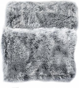 Műszőrme Takaró Szürke Meleg Puha Ágytakaró Szürke 180 x 220 CM