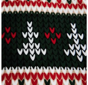 Mikroplüss ágyneműhuzat szett FROSTED CHRISTMAS színes + mikroplüss lepedő SOFT 90x200 cm fehér, egyszemélyes ágyhoz