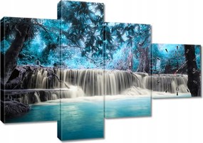 Falióra 100x70 Kék vízesés