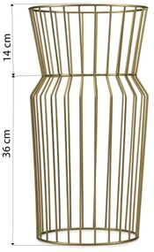 Virágállvány 50x26 cm arany
