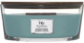 WoodWick illatos gyertya, Evergreen Cashmere hajó, 453 g