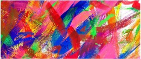 Kép - Színes absztrakció (120x50 cm)