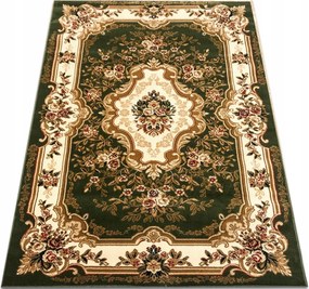 Szőnyeg 300x400 3x4 4x3 Klasszikus Zöld Szőtt Szőnyeg Nappaliba Hagyományos