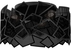 Mennyezeti lámpa CAMO 3xE27/15W/230V fekete