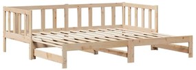 kihúzható heverő fiókokkal matrac nélkül 90 x 190 cm