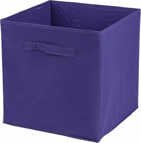 Kallax doboz, textil tárolódoboz, lila 31x31x31cm