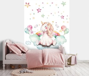 Egyszarvú poszter, fotótapéta, Vlies (184x254 cm, álló)