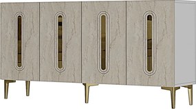 Rany 150 - White, Travertine, Gold