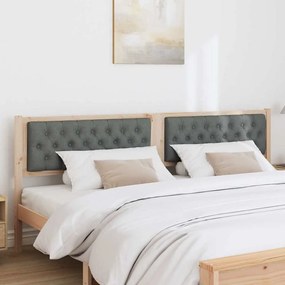 Fejtámla Egyéb barna és sötétszürke 200 cm Tömör fenyőfa