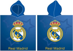 Real Madrid Star strand törölköző poncsó 55x55 cm (Fast Dry)