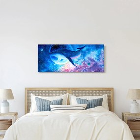 Kép - Űrbálna (120x50 cm)