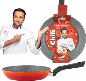 Alumínium Serpenyő Tapadásmentes bevonat Non-Stick Florina Chili 22cm
