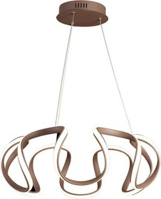 PREZENT 18201 PASSO Modern Led Függesztett Lámpa Fehér, Barna LED IP20