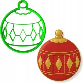 Karácsonyi Forma Mézeskalács lyukasztó Karácsonyi gömb