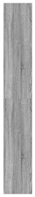 Könyvszekrény polcokkal Szürke sonoma 80 x 30 x 198 cm Faanyag