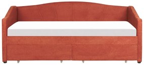 Egyszemélyes ágy 80 cm Clinton Bonell (barna) (ágyráccsal és matraccal, tárolóhely nélkül). 1076507