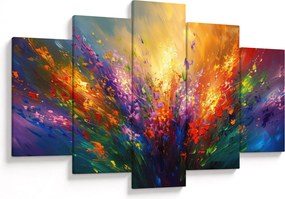 Kép - A virágok absztrakciója (150x105 cm)