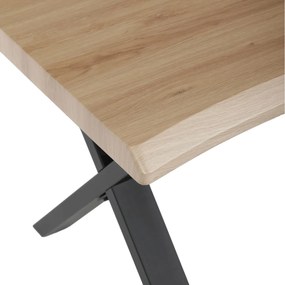 CT-F4312 OAK natúr MDF dohányzóasztal 60 × 120 cm