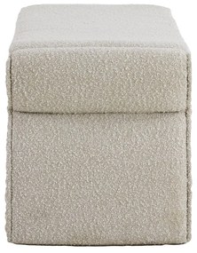 Krémszínű buklé pad Nafya – Light &amp; Living