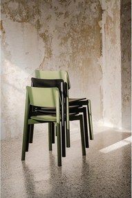 Zöld rakásolható étkezőszék Wem – noo.ma