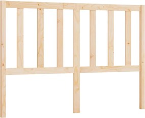 vidaXL tömör fenyőfa ágyfejtámla 126 x 4 x 100 cm