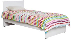 Egyszemélyes ágy 90 cm Vobima 1 (fehér) (ágyráccsal). 1094823