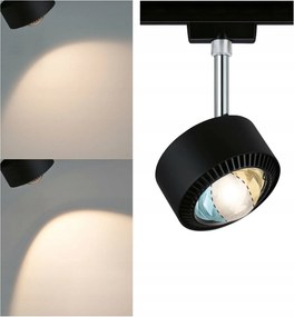 Paulmann URail Led spotlámpa Aldan 8W Cct matt fekete, állítható