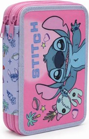 Disney Lilo és Stitch, A csillagkutya Scrapbook tolltartó töltött 2 emeletes