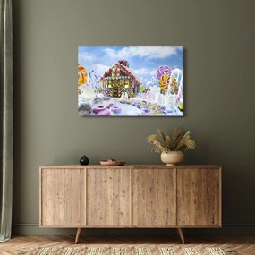 Kép - mézeskalács ház (90x60 cm)